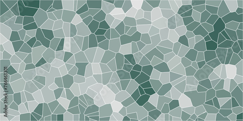 Multicolor Broken Stained Glass Background with white lines. Aqua texture Geometric Modern creative background. Geometric Retro tiles pattern.