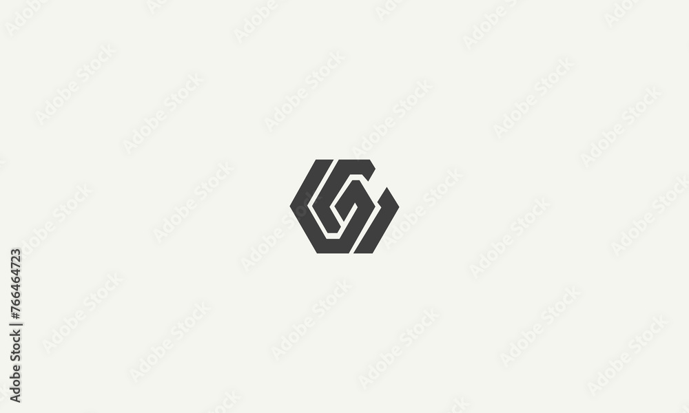 initials letter cg simple monogram logo design vector illustration initials letter cg simple monogram logo design vector illustration