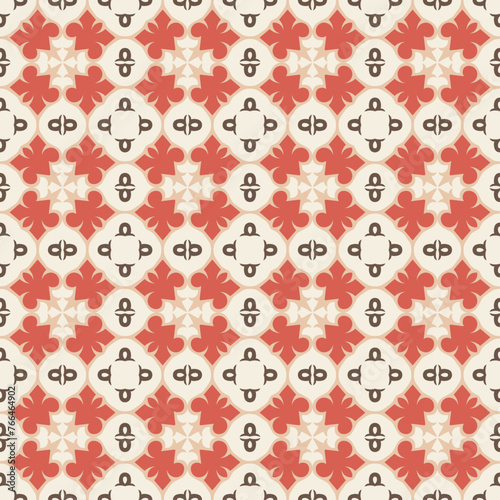 Vector ornamental seamless pattern. Background and wallpaper in classic style. Vector illustration can be used for backgrounds, motifs, textile, wallpapers, fabrics, gift wrapping, templates.
