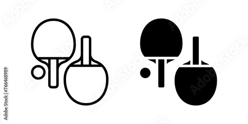 Ping Pong icon. Table Tennis sign. for mobile concept and web design. vector illustration