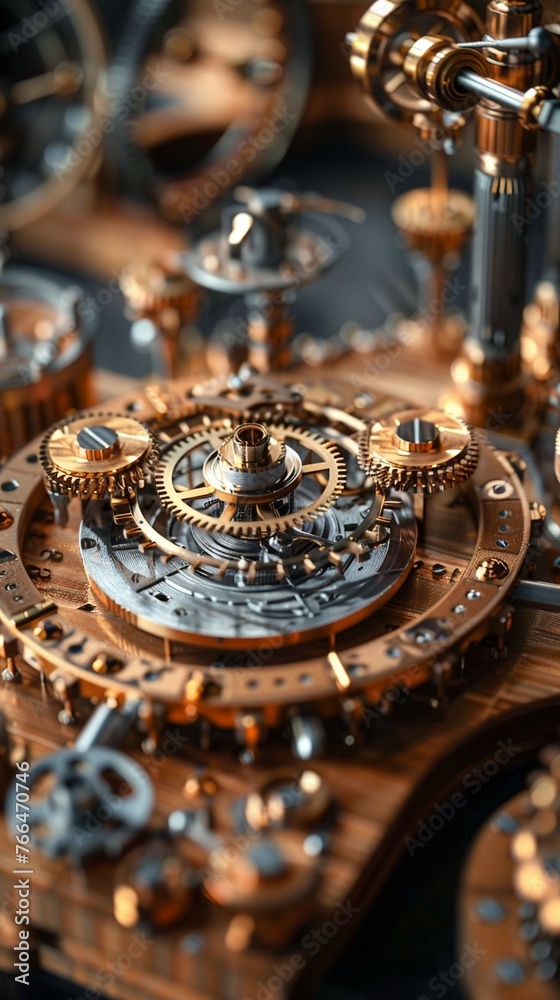 Capture the intricate details of an ancient invention in a close-up shot, emphasizing its craftsmanship and innovation Show how it revolutionized society