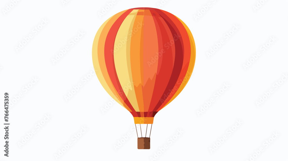 Vector illustration of hot air balloon Flat vector is