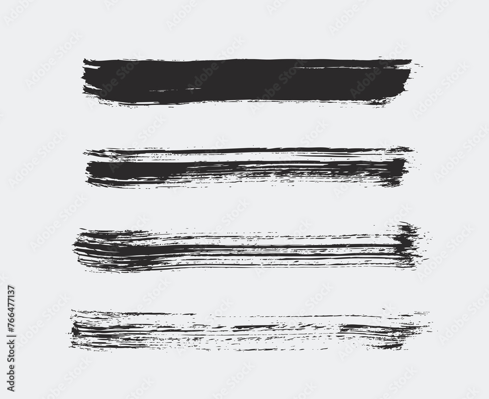 vector brush strokes graphic design