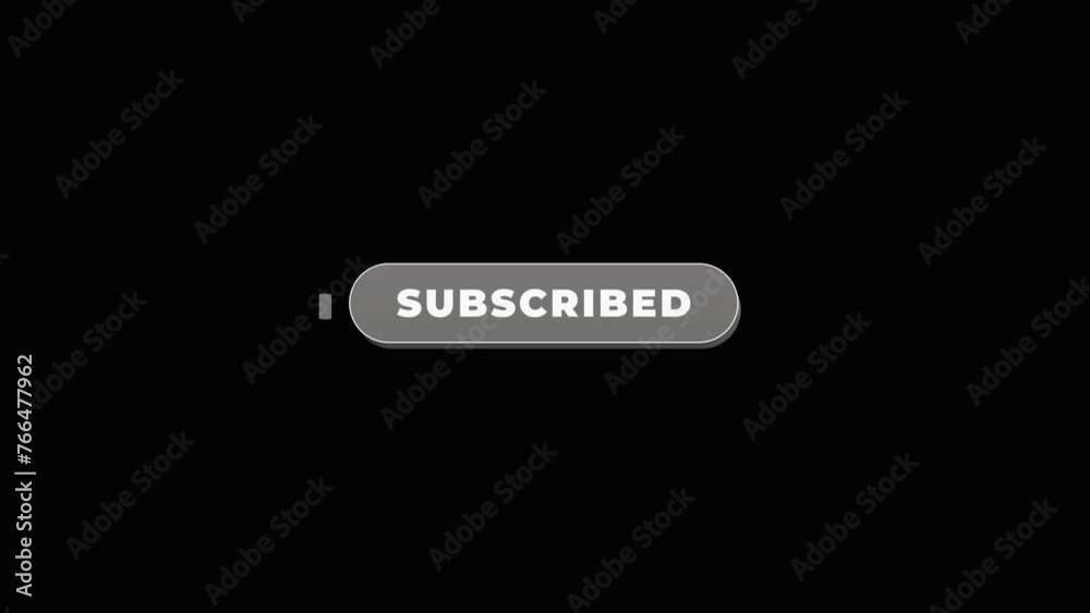 Subscription Animation With Transparent Background For Your Video Projects With High Quality 4K, The First Animation Model