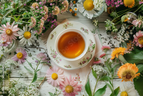Herbal Tea Garden Bliss