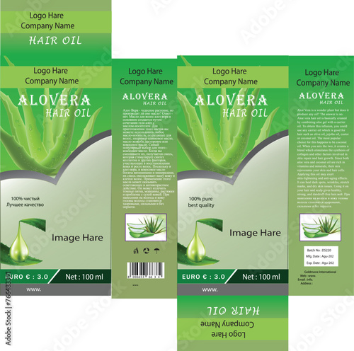 Packaging Design Template for any box brand company name with product !