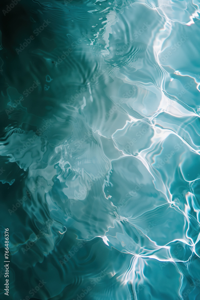 Abstract background with reflections and caustics. Hi-tech. Futuristic background image. Created with Generative AI technology. Abstract background with reflections and caustics. Hi-tech. Futuristic background image. Created with Generative AI technology.