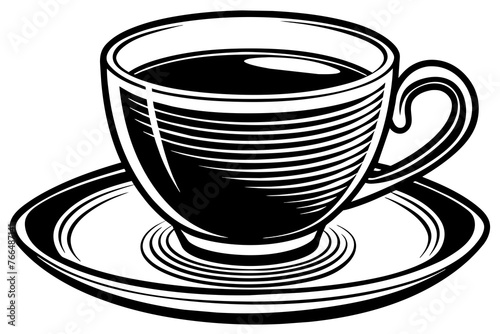 cup of tea vector illustration