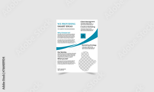 Creative Business Flayer Layout, Business social media design corporate flayer, Magazine, brochure, cover layout design print template.