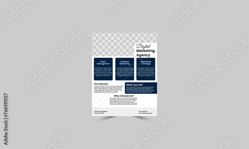 Creative Business Flayer Layout, Business social media design corporate flayer, Magazine, brochure, cover layout design print template.