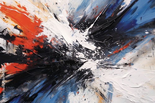 Vibrant Oil Painting: A Splash of Colors