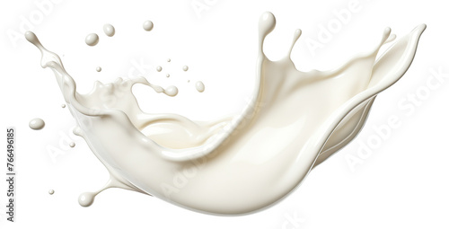 Splash of milk or cream, cut out