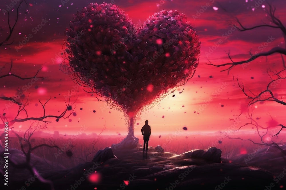 An emotional heart shaped background for valentines day. An emotional heart shaped background for valentines day.