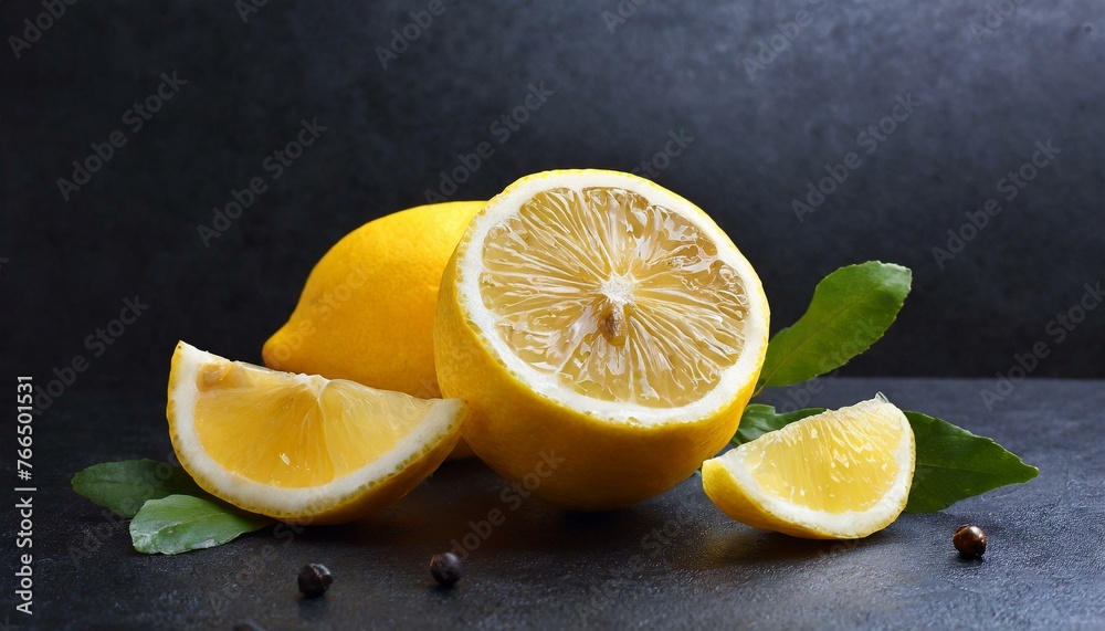 lemon and lime on wooden background lemon and lime on wooden background