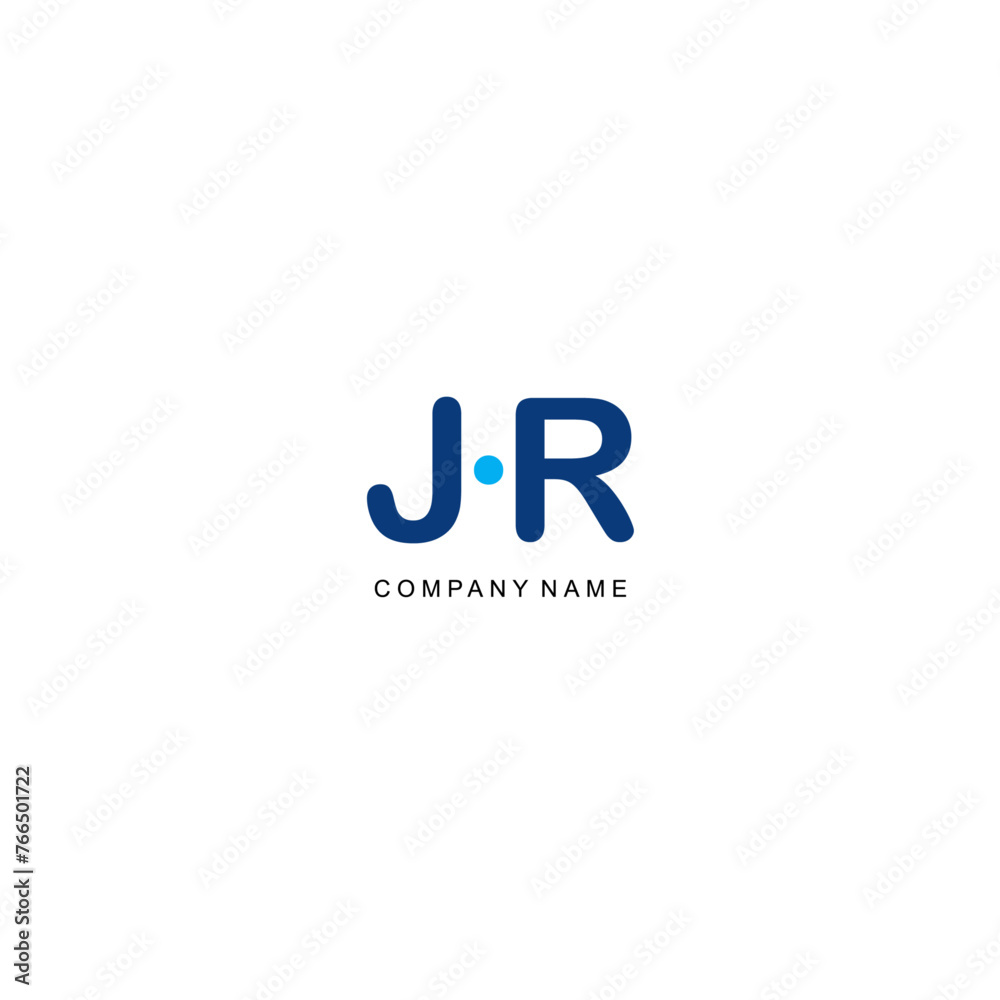 Initial JR logo company luxury premium elegance creativity