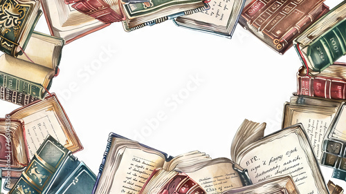 Book background graphic template