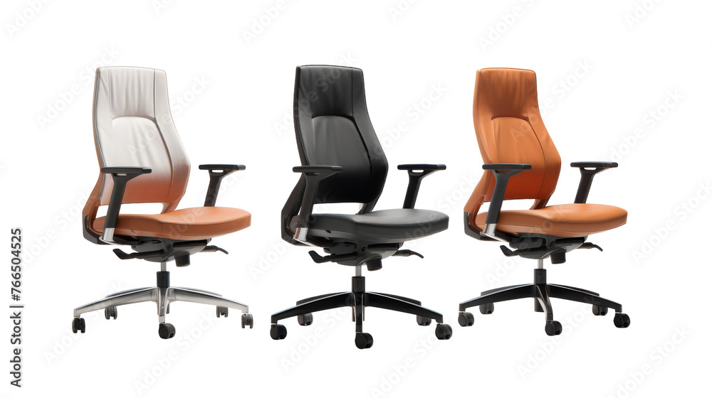 A group of office chairs arranged in a circle, sitting next to each other A group of office chairs arranged in a circle, sitting next to each other