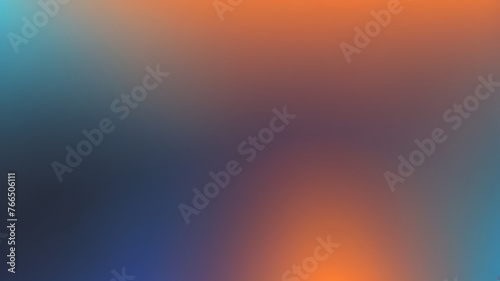 Abstract blur orange and blue gradient bakcground
