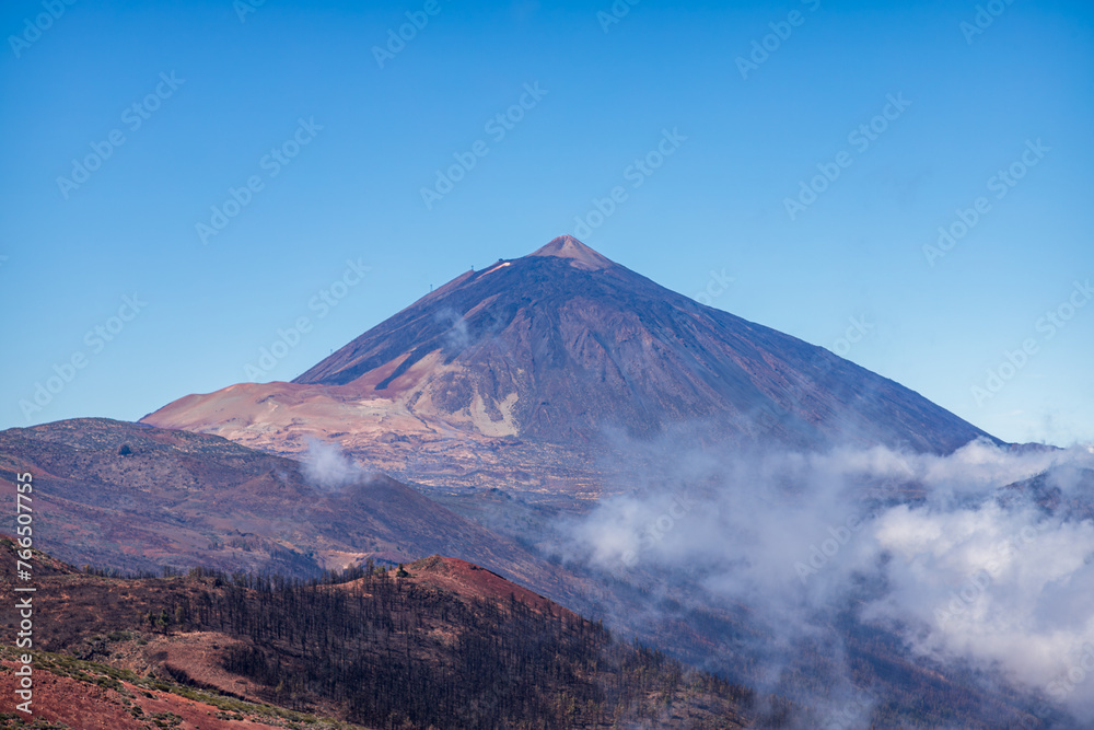 View of Mount Teide Volcano in Tenerife, Canary Islands, Spain
