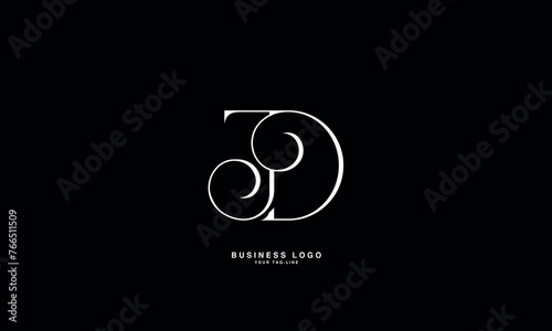 JD,D J, J, D, Abstract Letters Logo monogram