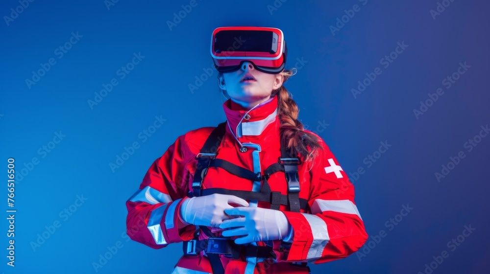 Virtual reality glasses with futuristic vision technology. VR goggles Virtual reality glasses with futuristic vision technology. VR goggles