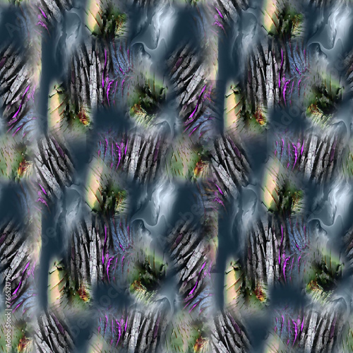 Seamless Print Shibori pattern and tie-dye allover textile Shibori allovers pattern design