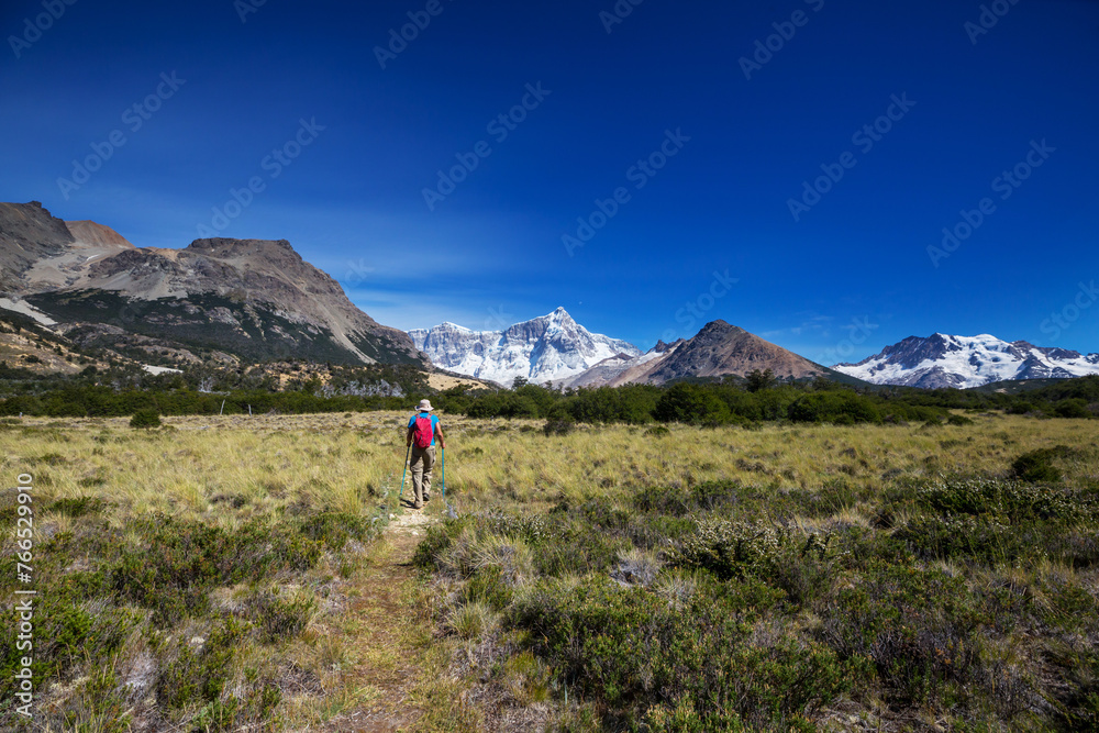 Fototapeta premium Hike in Patagonia