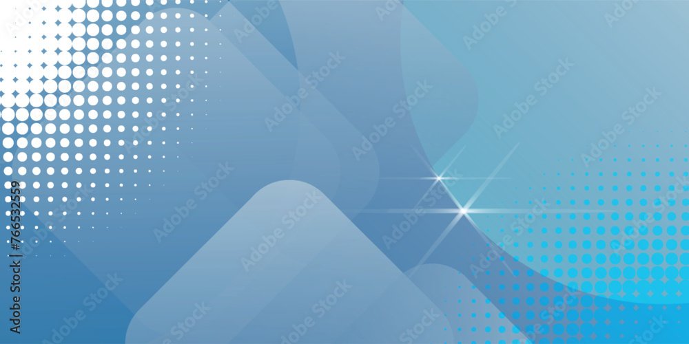 Abstract blue square geometric shapes background with halftone dots decoration. Overlap geometric shapes texture elements. Abstract blue square geometric shapes background with halftone dots decoration. Overlap geometric shapes texture elements.