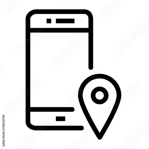 Line style digital correlation icon pack