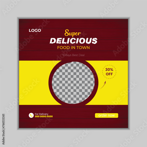 Food Social media post presentation