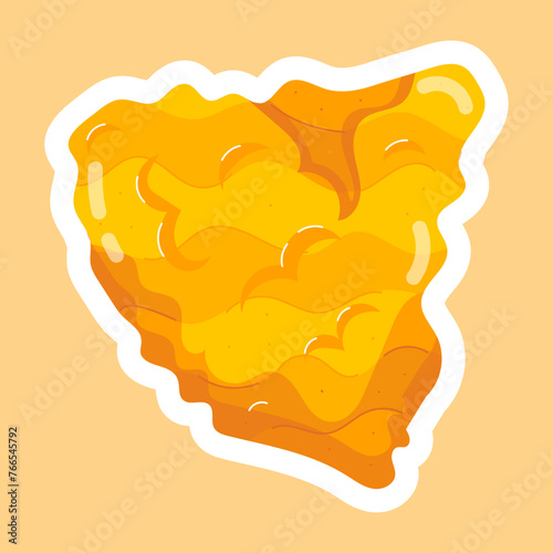Chicken Delicacies Flat Stickers 