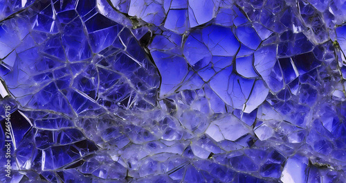 Beautiful cracked ice surface texture background