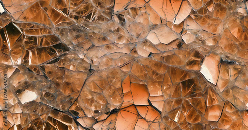 Beautiful cracked ice surface texture background © Александр Ковалёв