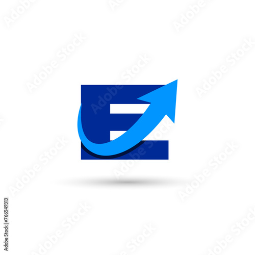 E Letter with Arrow Logo Template Illustration Vector Design Free Download E Letter with Arrow Logo Template Illustration Vector Design - GFXLoad