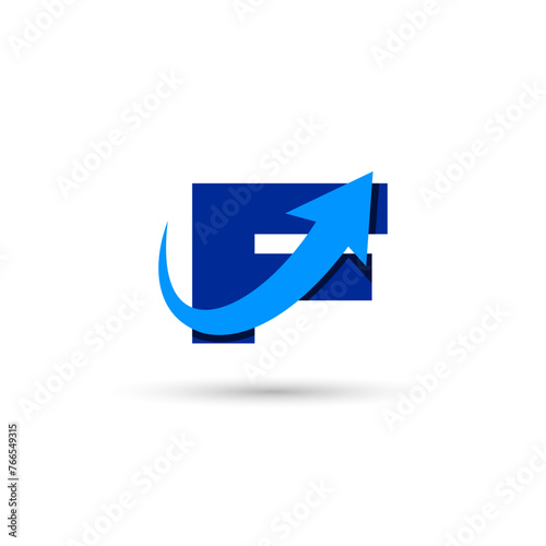F Letter with Arrow Logo Template Illustration Vector Design Free Download F Letter with Arrow Logo Template Illustration Vector Design - GFXLoad