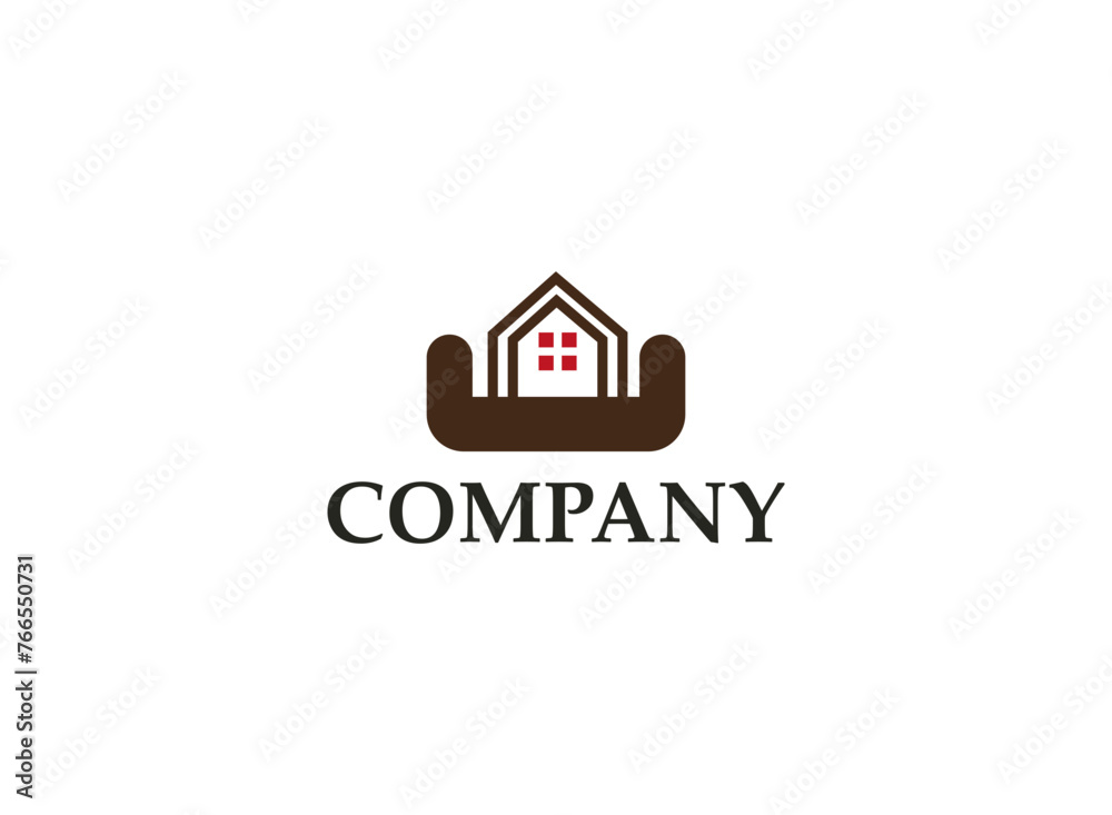 furniture interior simple home business homeware logo