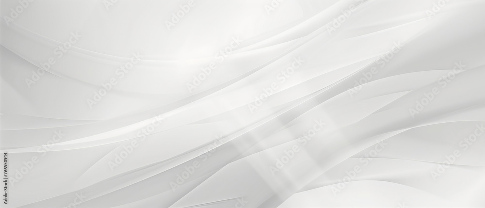 Elegant Abstract White Background with Fluid Curves and Soft Texture, Perfect for Design Projects
