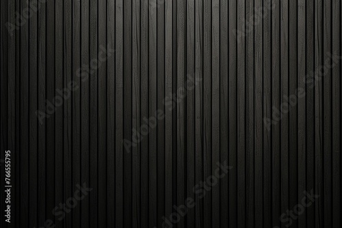 Close Up of Black Wall With Vertical Lines
