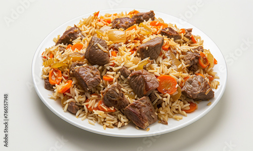 Savory Delight: Enjoy Delicious Pilaf with Meat