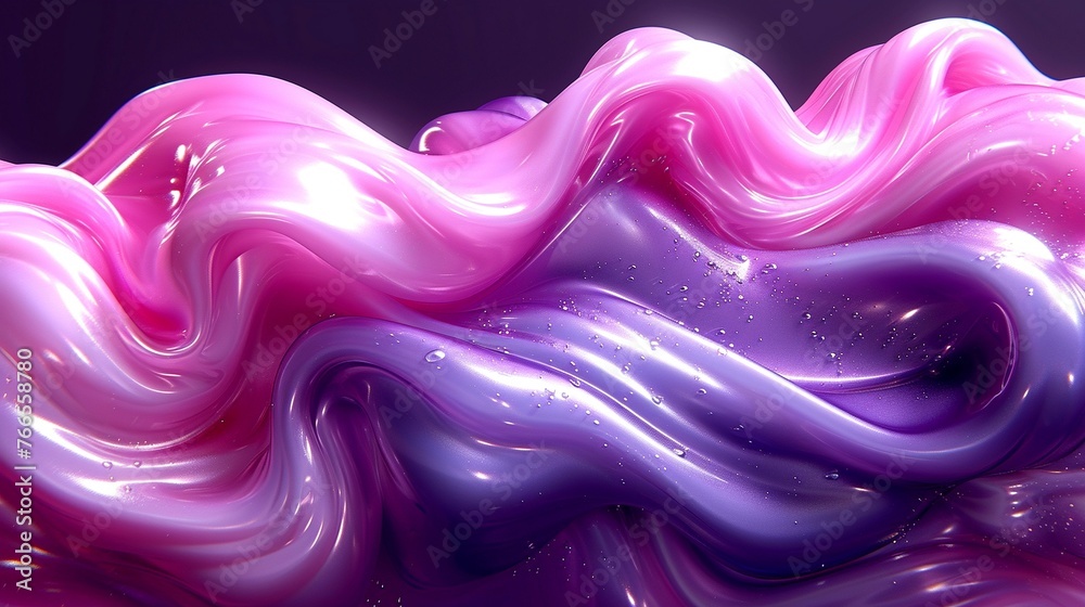 Wavy Pink and Purple Liquid Wavy Pink and Purple Liquid