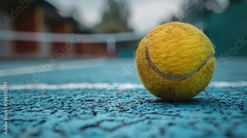 Smiley Face Tennis Ball © yganko