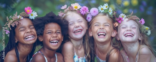 funny flower girls