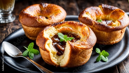 Yorkshire pudding is a traditional English pudding.
