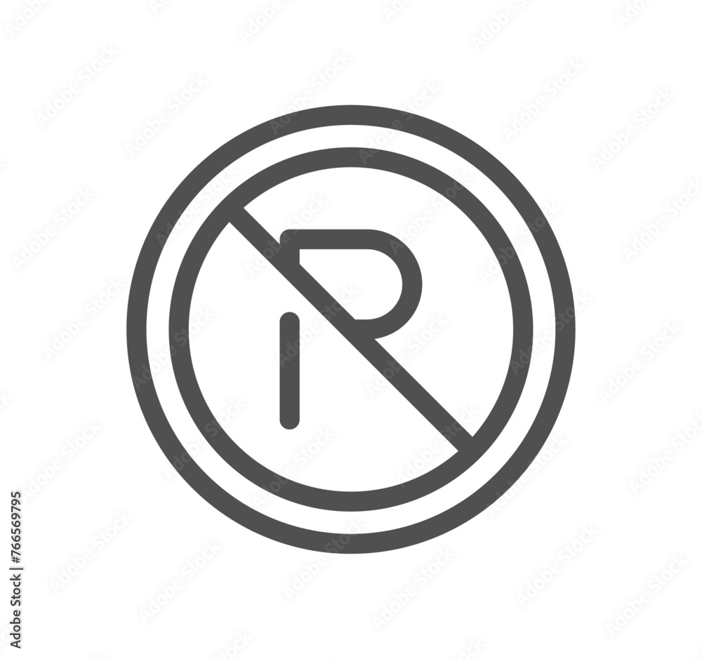 Parking related icon outline and linear vector. Parking related icon outline and linear vector.