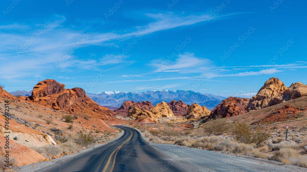 Crossing Horizons: Road Tripping Through the American Southwest. Generative AI