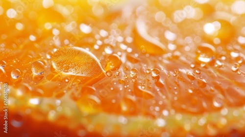 A new background featuring water droplets on an orange surface.
