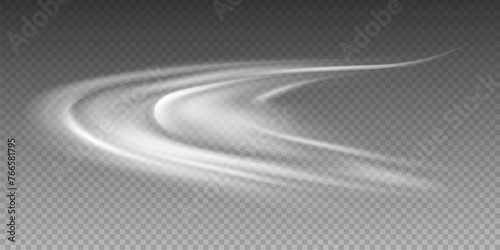 The text describes various visual effects, including a light trail wave, fire path trace line, effect curve twirl, neon motion effect, white special effect, and speed police line.