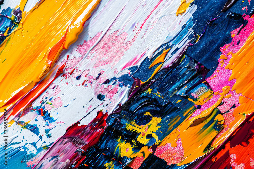A close-up of an abstract background inspired by the bold colors and dynamic shapes of Italian modern art.