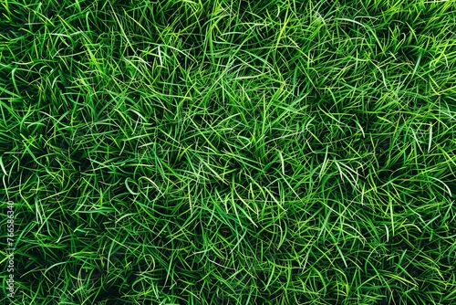 Seamless green grass pattern texture background, vibrant natural backdrop