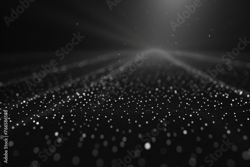 Abstract polygonal space low poly dark background with connecting dots and lines. Connection structure